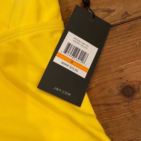 NEW Jones New York Tankini Yellow Two Piece Swimsuit Size S - Picture 4 of 12